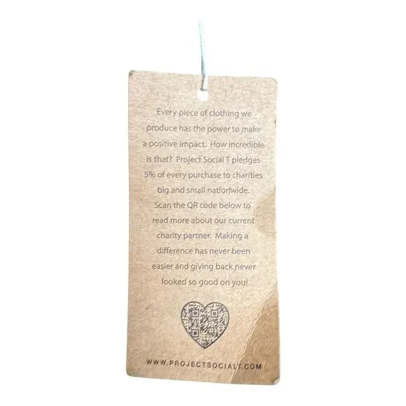 Project Social T NWT Festival Top Shirt Blouse Concert Crop y2k Tank Ribbed New - Picture 5 of 7